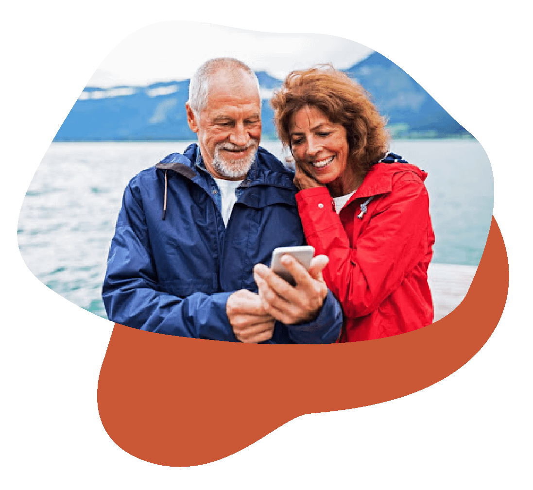 Test_Shapes_2-09 Man and woman on phone