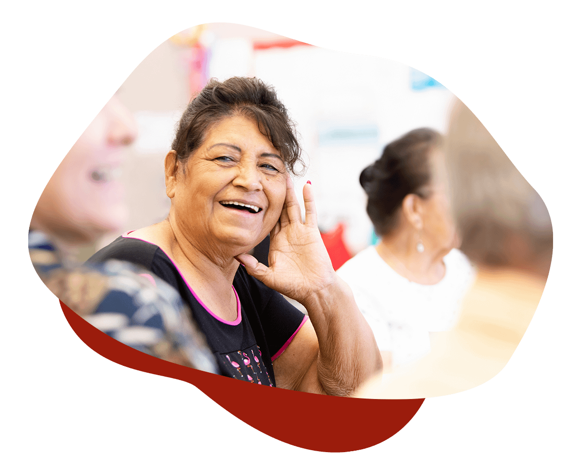 hearingloss Man holding hand to ear